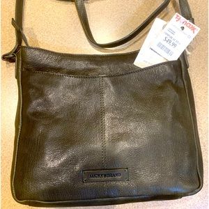 Lucky Brand Dark Olive Purse with Adjustable Strap